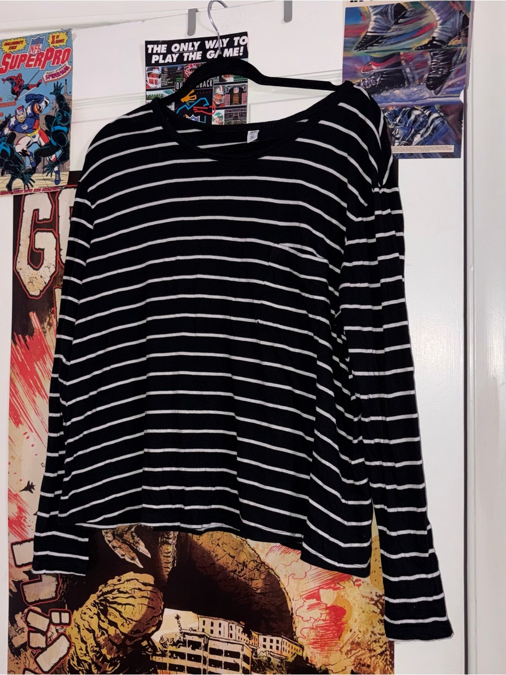 BP Long Sleeve Striped Shirt with Pocket